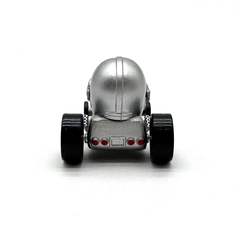 Football Helmet Dragster‎ Buggy Car Silver Plastic 2006 Vintage Toy